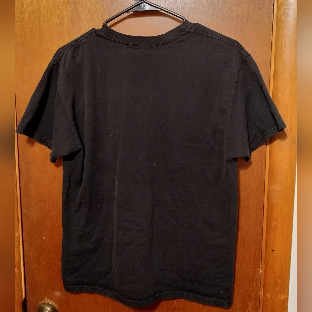 Pink Triangle Black Pocket Tee - Picture 4 of 4